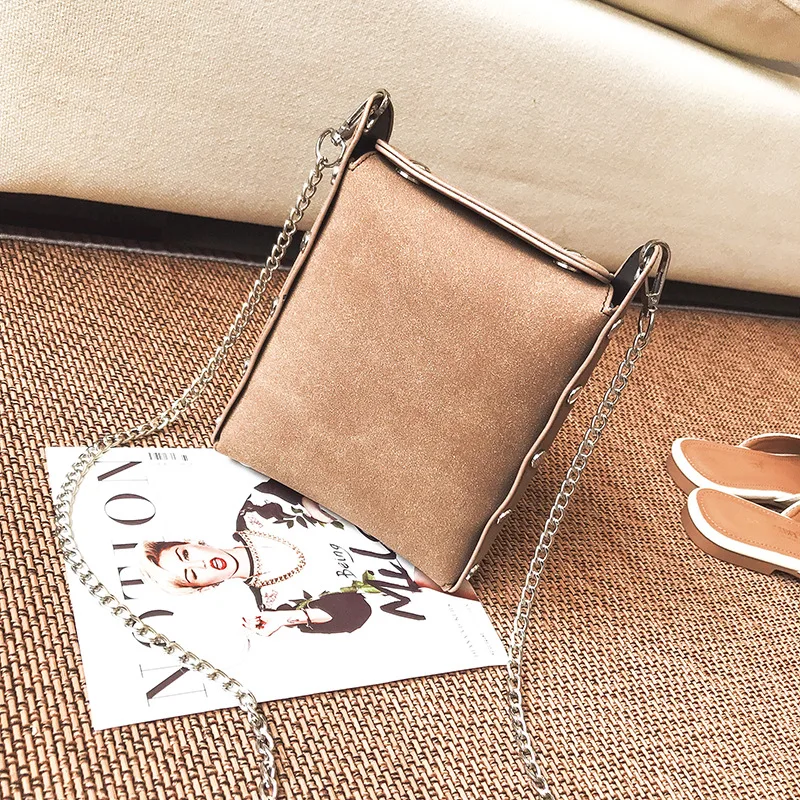 

Summer Mini Small Bag Women's 2020 New Style Korean-style Simple Dull Polish Shoulder Bucket Bag Fashion Chain Shoulder Bag