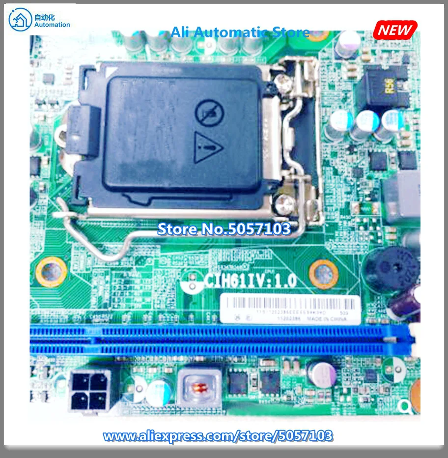 H520e ER202 материнская плата H61H2-LT CIH61IV1.0 H61 материнская плата
