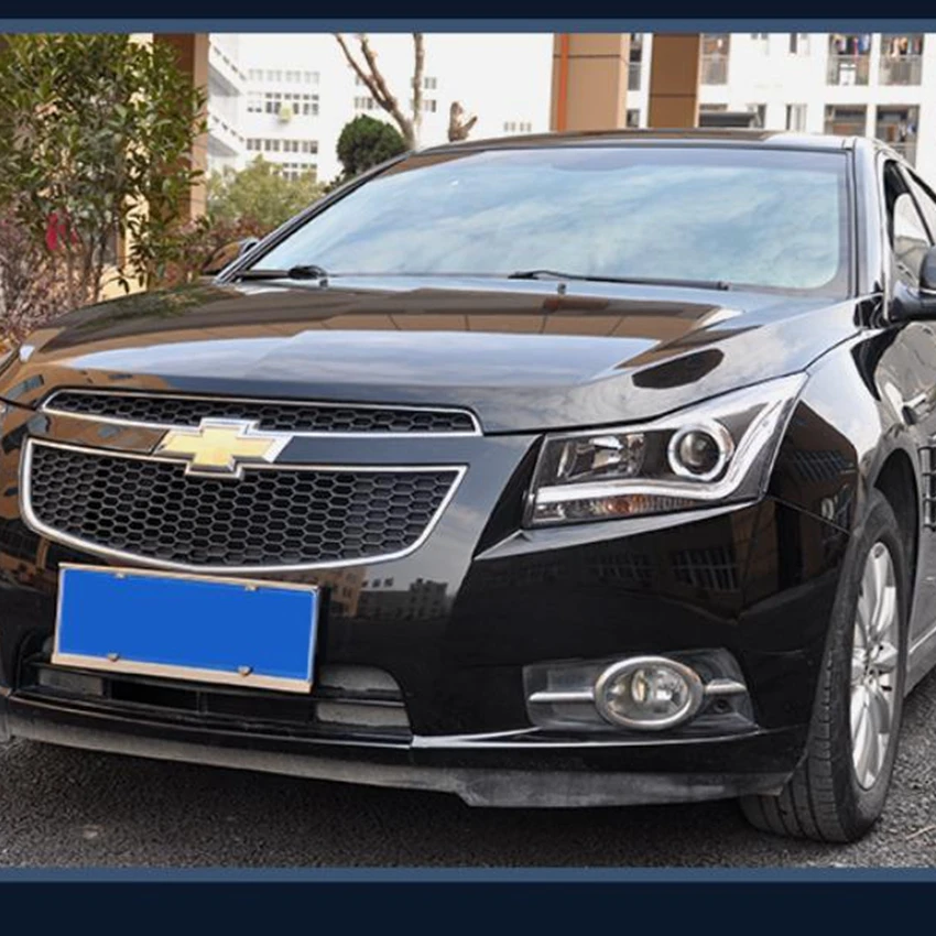VLAND завод для автомобильных фар для Cruze светодиодный головной фонарь 2010 с поворотом sgnal+ DRL+ ангельские глазки
