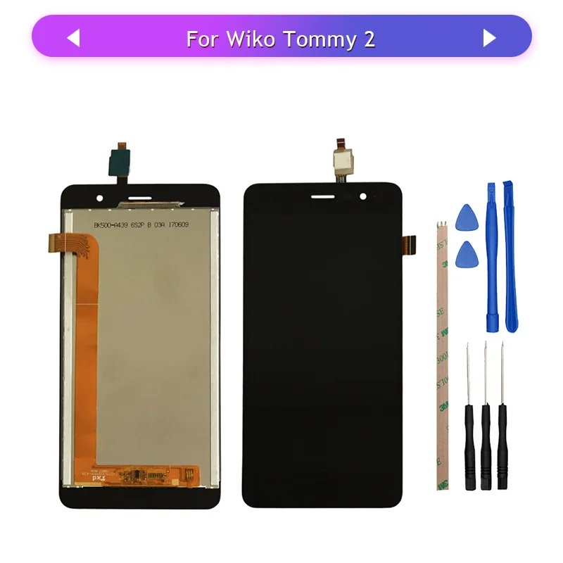 Бесплатная доставка Протестировано для Wiko Tommy 2 Tommy2 ЖК дисплей сенсорный экран