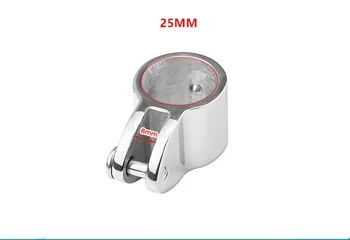 

2X 1 Hinged Jaw Slide Clamp Marine Fit For Boat Bimini Top Stainless Steel LOT