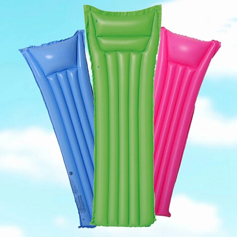 

Outdoor Water Floating Sleeping Bed Swimming Floating Bed Lounger Inflatable Beach Air Mattress 2019
