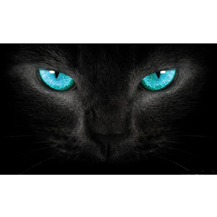 Cat-Blue Сюрприз 3D стикер на заднее лобовое стекло автомобиля водонепроницаемый One Way Vision материал OEM 130*70 см уникальный ORC волк триллер стикер страшный - Название цвета: Cat-Blue