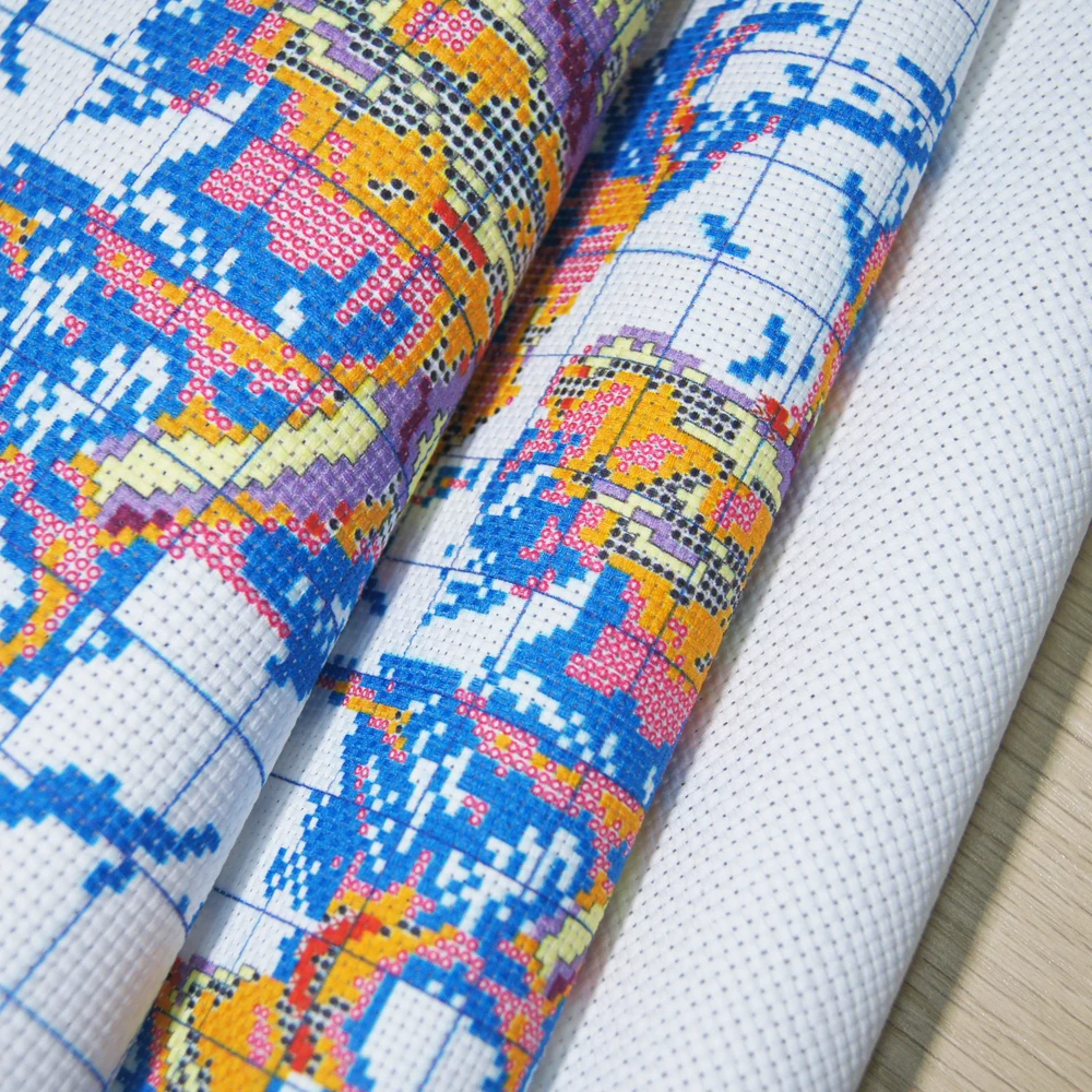 Joy Sunday Dream House Counted Cross Stitch Diy 11CT14CT Print