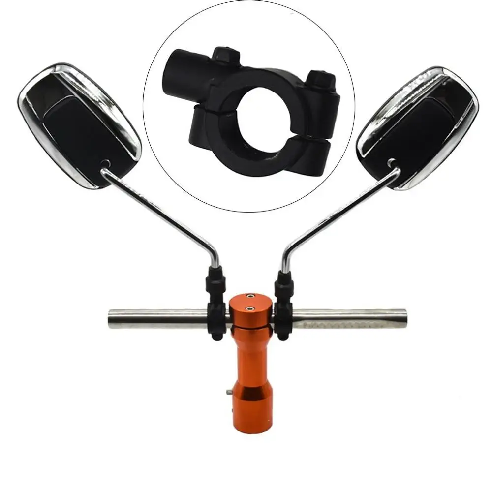 

6/8/10mm Bicycle Mirror Mount Motorcycle Handlebar Metal Rear View Mirror Mount Clamps Accessories Tool
