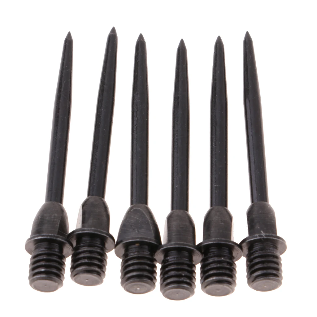 6Assorted Dart Conversion Points Steel Soft Tips Fit for Electronic Darts 2BA Screw Thread