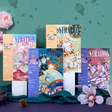 

60-Page Wireless Gluing Boy Journal Series Horizontal Creative Ins Journal Material Memo Notebook Diary Notebooks（A Copy）