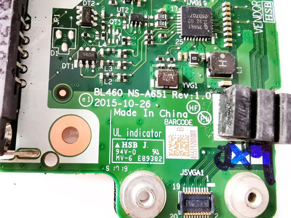 Original for Lenovo L460 board L460 BL460 NS-A651 REV 1.0 tested good free shipping
