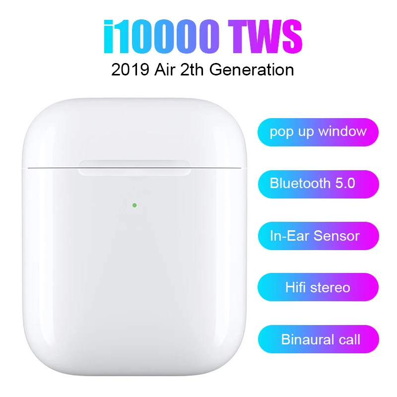 I200000 TWS копия 1:1 Air3 Pro Беспроводная зарядка Bluetooth 5,0 наушники 8D супер бас наушники PK W1 чип i500 i9000 pro i100000 - Цвет: i10000 tws