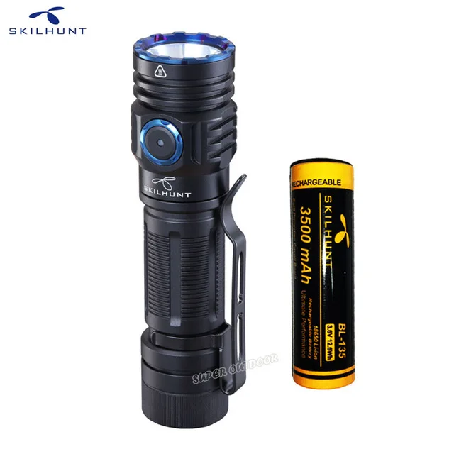 Магнитный светодиодный фонарик SKILHUNT M300 XHP35 2000 лм EDC Edition с зарядкой от USB|1200 lumen|headlamp