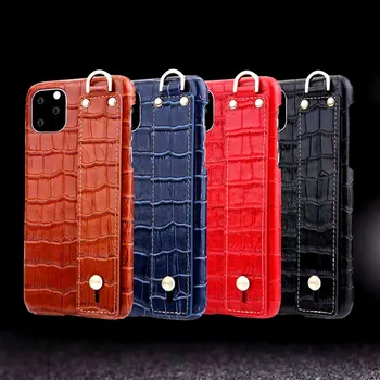 

Genuine Leather Case For Iphone 11 Pro 11Pro Max Cover Irregular Protection Coque For Iphone 11Pro Casing Wrist Housing