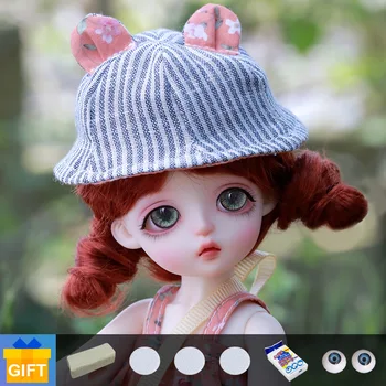 

LCC Miu 1/6 Doll BJD Resin pink dress Girls Fullset complete professional makeup Toy Gifts movable joint doll toys for girl gift
