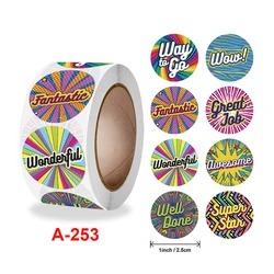100-500pcs Children's Stickers kids Reward Sticker DIY Gift Label Cute Cartoon Car Stickers Wrapping Gift Box Tags Customizable