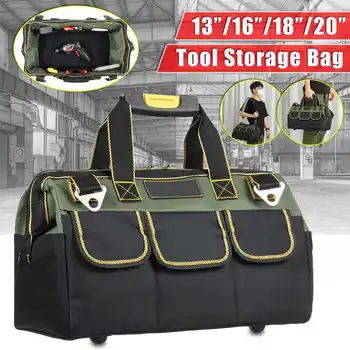 

13" 16"18" 20" Tool Bag Electrician Tools Bag Oxford Cloth Portable Storage Organizers Work Hardware Toolbox Instrument Case