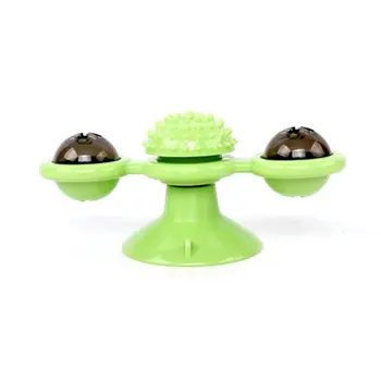

Pet Toy Interactive Cat Puzzle Training Rotary Table Ball Mill Rotating Cat Toys Cat Games Cat Supplies