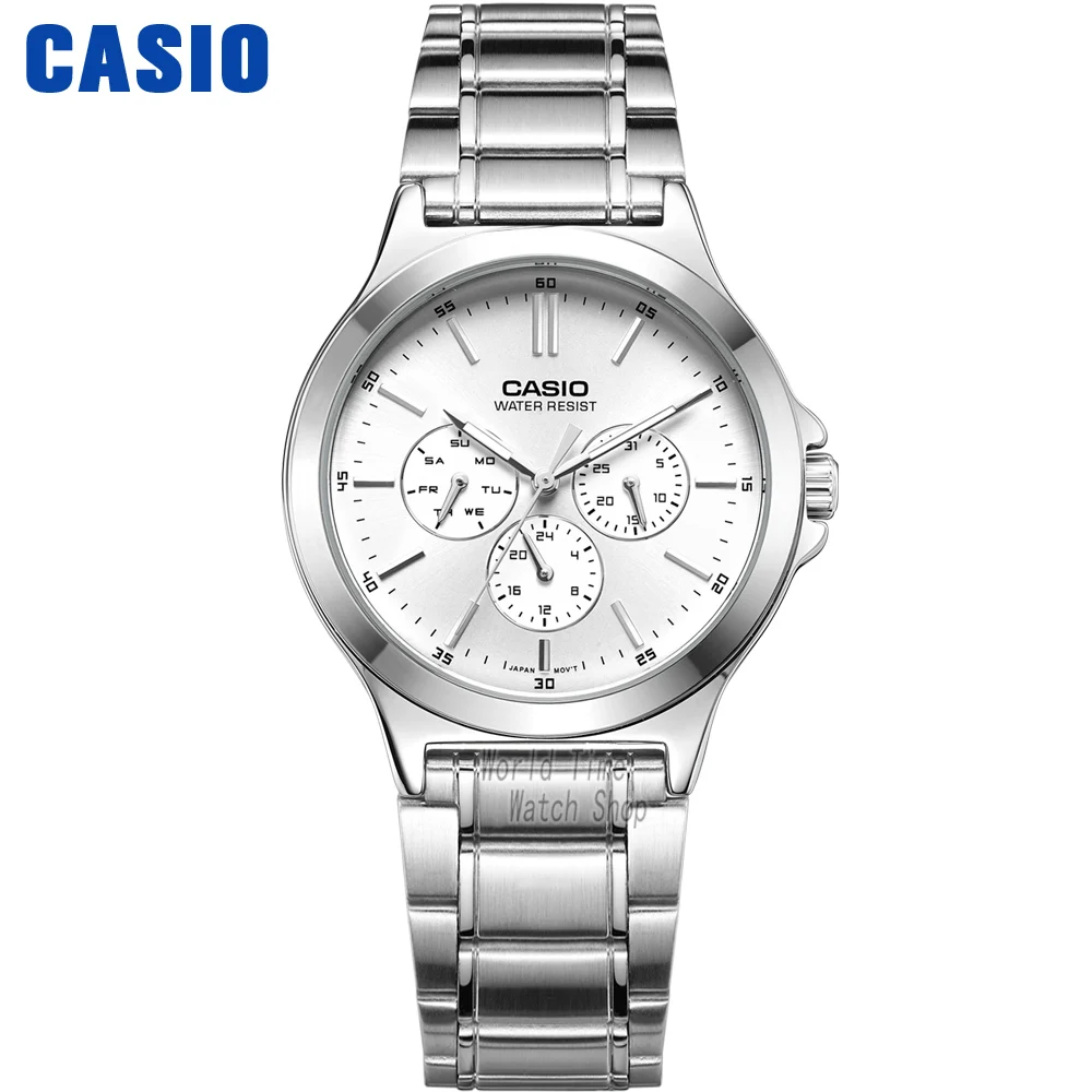 MTPV300D7A Casio часы наручные часы мужчины лучший бренд роскошные кварцевые часы водонепроницаемые светящиеся мужские часы спортивные военные часы relogio masculino reloj hombre erkek kol saati montre homme zegarek mesk MTP-1375 - Цвет: MTPV300D7A
