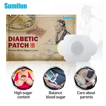

Sumifun 18pcs=3bags Diabetic Patch Stabilizes Blood Sugar Level Lower Blood Glucose Sugar Diabetes Chinese Herbs Medical Plaster