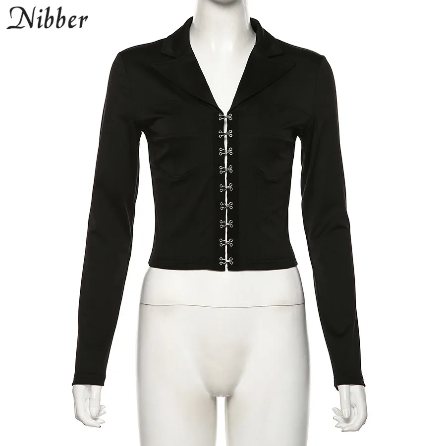 NIBBER осеннее офисное женское черное тонкое пальто с длинным рукавом, женское уличное элегантное тонкое пальто, горячая Распродажа, простая повседневная куртка mujer