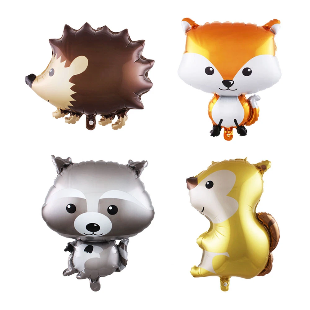 1 шт. с днем рождения 2020 алюминиевый воздушный шар животными украшение для дома