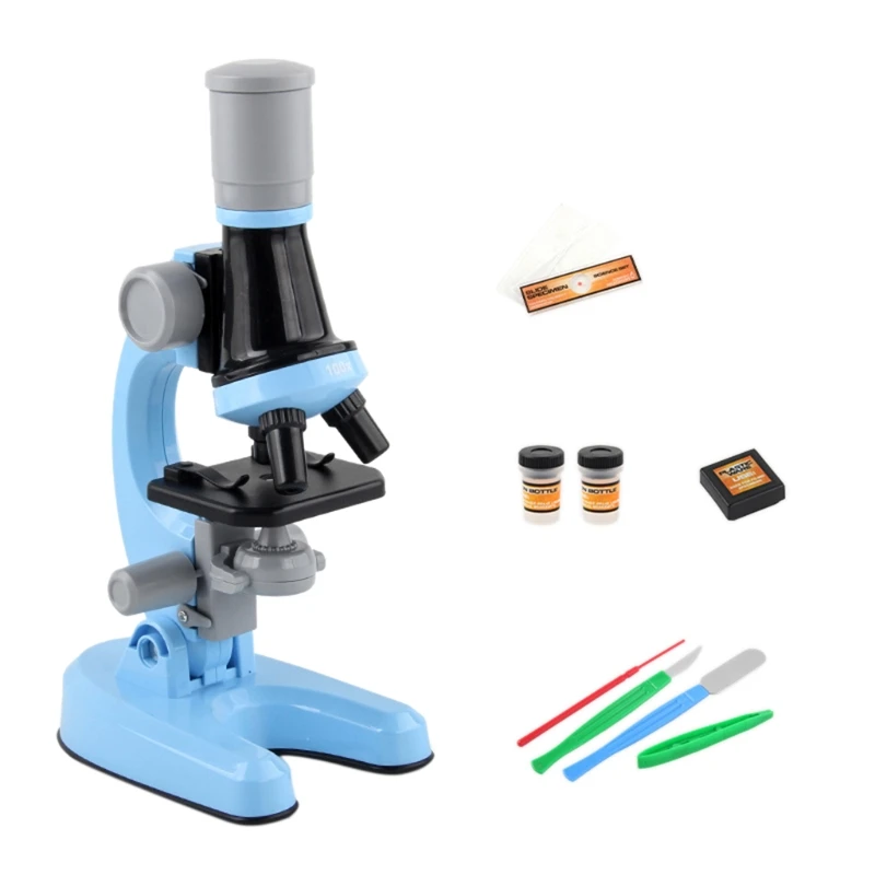 Biológico para Crianças Kit de Microscópio Led de Alto Nível Escola Científica Brinquedo Educativo Refinado Microscópio 6 High Quality Brinquedos e hobbies