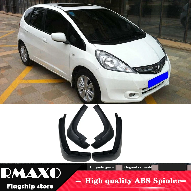 Для Honda JAZZ/FIT 2011-2013 Брызговики передние с цветом и задним брызговиком крыло брызговиков модифицированное специальное