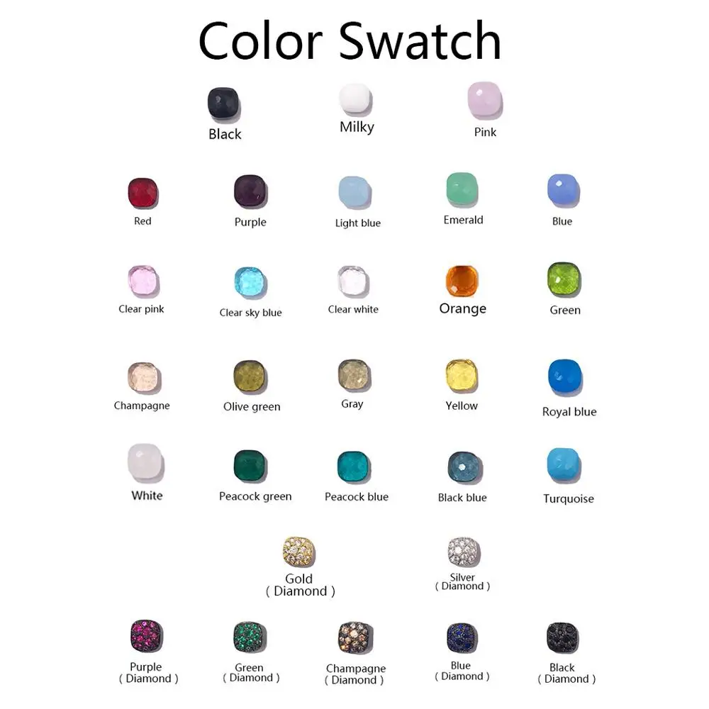 Drop Earrings 22 Colors Crystal Candy Water Droplets Style Earrings 3 Gold Color Drop Earring For Women Fashion Jewelry