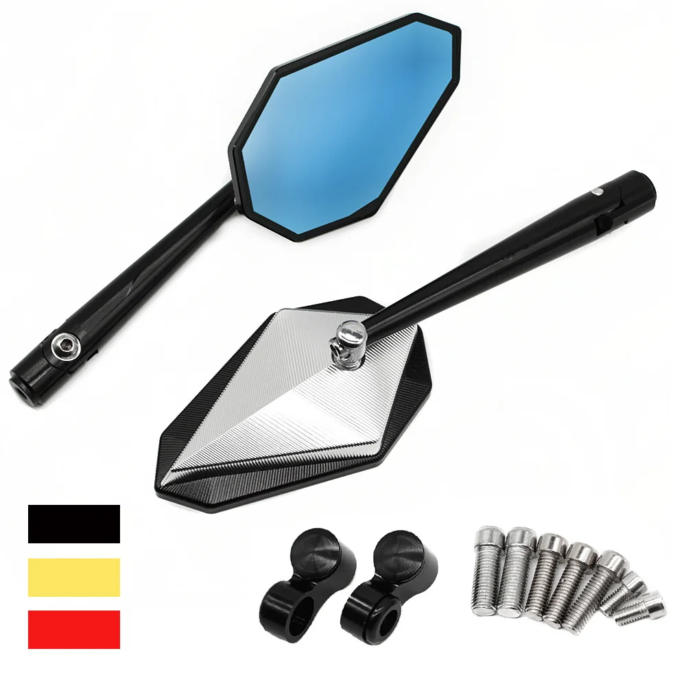 

Rearview Mirror For YAMAHA FZ-07 FJ-09 FZ-09 FZ1 FZ10 FZ16 FZ6 FZ8 FZ600 FAZER 150 Motorcycle Rear View 8mm 10mm Screw Universal