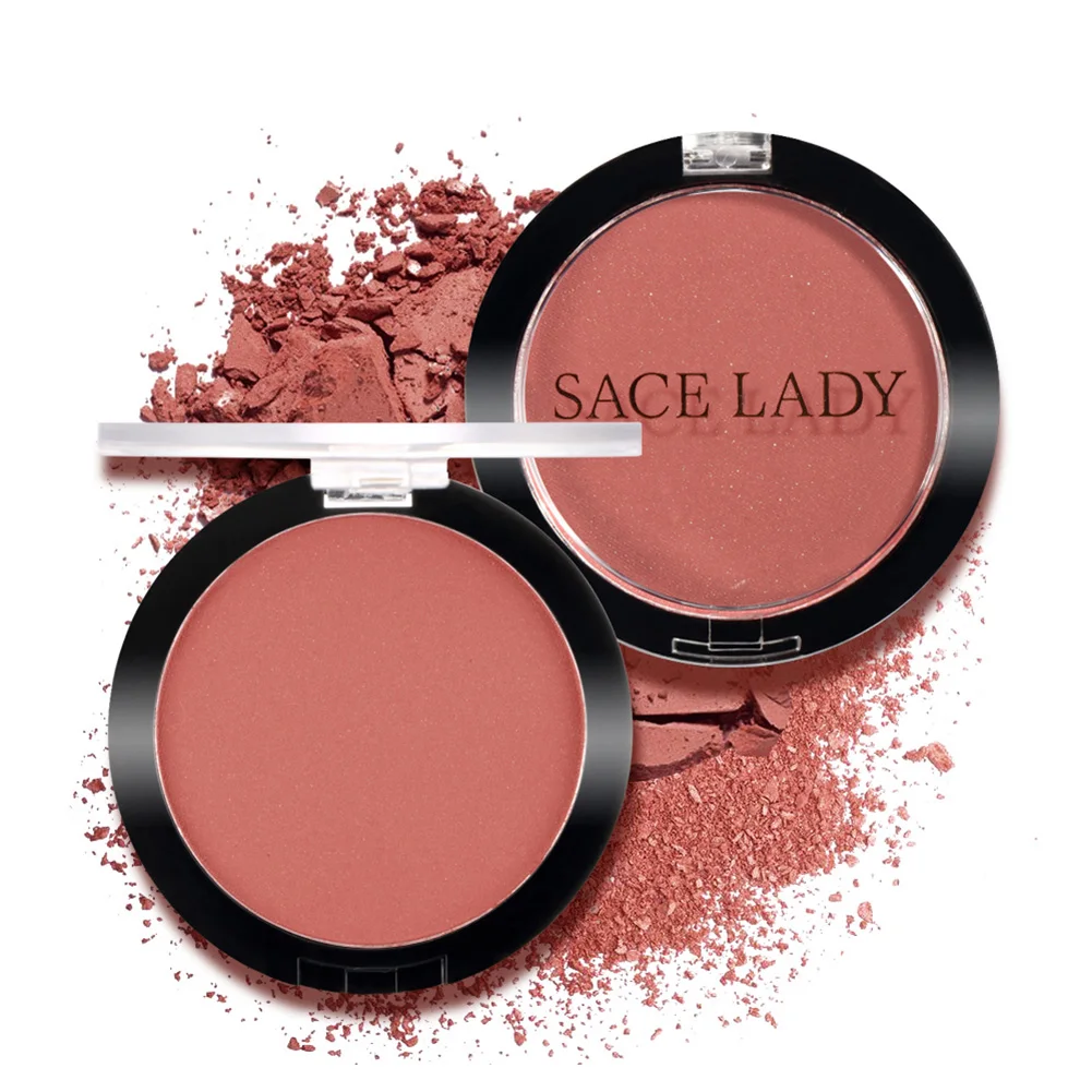 SACE LADY Mist Matte одноцветная Румяна для лица Контурная пудра косметическая