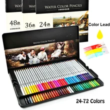 Для кулинарно-деликатесной продукции 24/36/48/72 Цвет Фул Цвета/защитной коробкой водяного Цвет карандаш ручки малыш Художественный набор канцелярских принадлежностей для школы Детские Рисунок граффити живопись