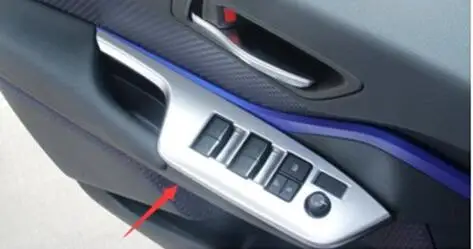 Для Toyota CHR пульт стеклоподъемника декоративная наклейка внутренняя поручень Лифт панель наклейка