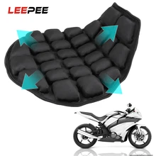 LEEPEE Inflatable Air Pad Pressure Relief Ride Seat Cushion Cool Seat Cover Motorcycle Air Seat Cushion Decompression Saddles