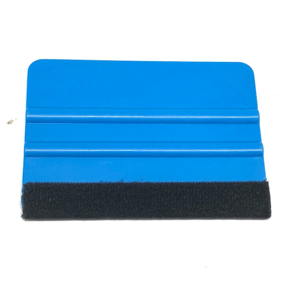 1pc Vinyl Carbon Fiber Window Ice Remover Cleaning Wash Car Scraper 10x7cm | Мытье и уход за машиной