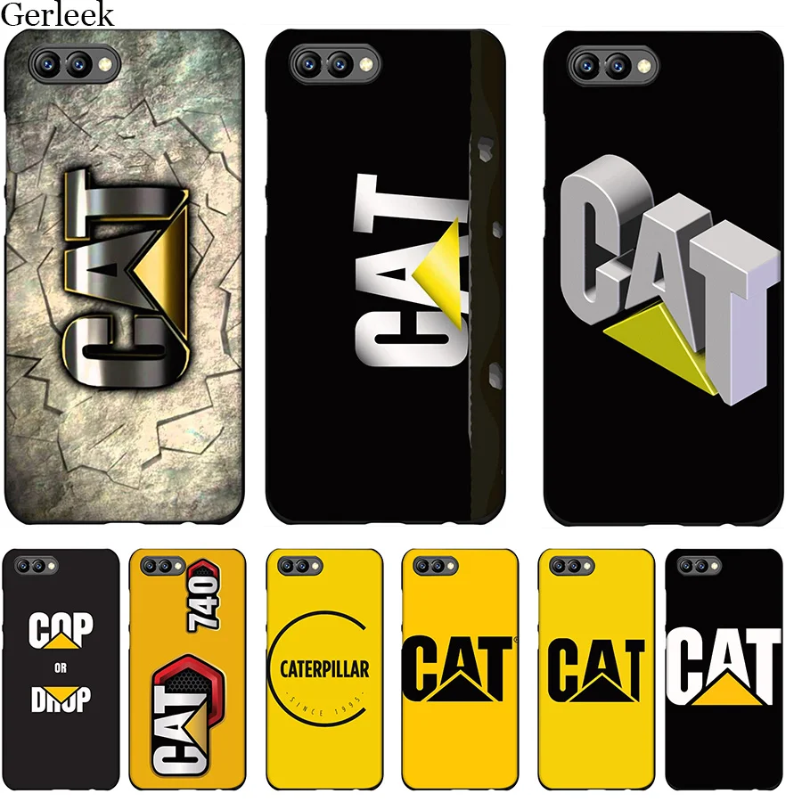Tpu Cell Phone Case Caterpillar Logo For Huawei Honor 6A 7X 7A 7C 8 8X 8C 9 Note 10 P30 Lite Pro Cover Shell | Мобильные телефоны и