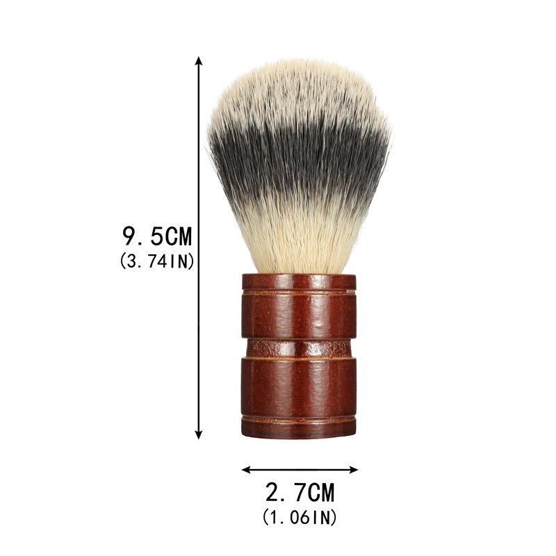 Мужская бритвенная щетка для салона для мужчин, прибор для чистки бороды и лица, инструмент для бритья, бритвенная щетка с деревянной ручкой для мужчин