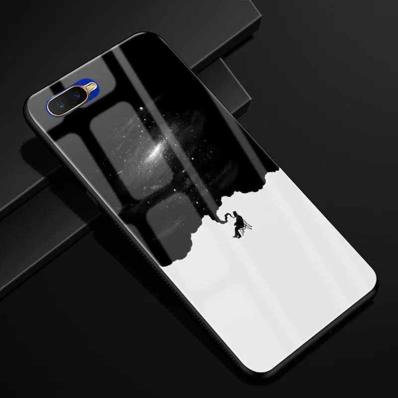 5 Для Coque Oppo RX17 Neo чехол из закаленного стекла твердая задняя крышка для OPPO RX17 Neo CPH1893 RX17Neo RX 17 Neo чехол силиконовый бампер - Цвет: 5