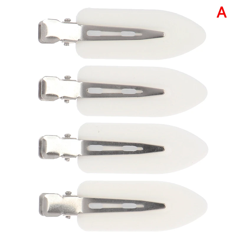 A-4PCS Заколки для волос с челкой и бантом для женщин и девушек, заколка для волос, аксессуары для укладки волос, 3 шт./4 шт., заколка для волос без сгиба - Цвет: A-4PCS