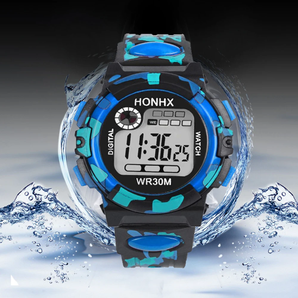 

Multi-function LED Watch Kids Watches Boys Daily Life Waterproof Sports Watches Kids Digital Waristwatch Childrens Watches