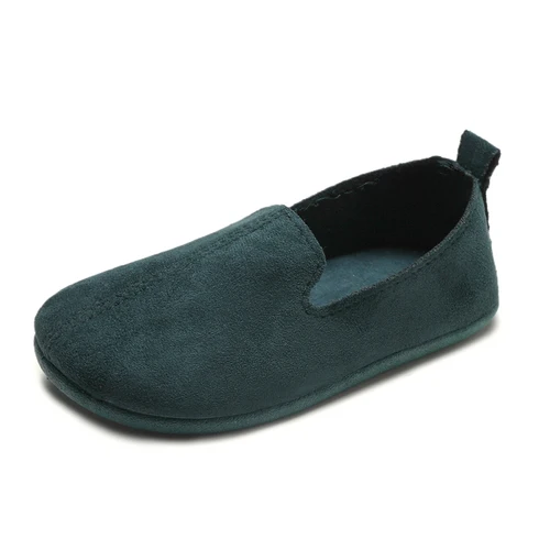 Зеленый New Arrivals Girls Boys Shoes Children Loafers Slip-on Flat Shoes Baby Kids Flats Soft Princess Single Shoes Zapatos De Ninos - Цвет: Зеленый