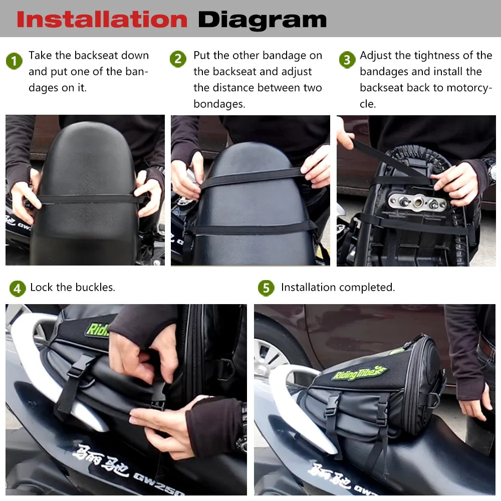 riding tribe tail bag