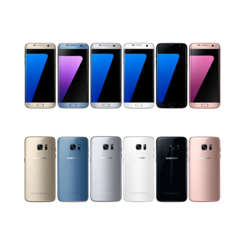 Galaxy S7 Edge, samsung, 4 Гб ОЗУ, 32 Гб ПЗУ, 5,5 дюймов, LTE, мобильный телефон, 12,0 МП, Android, четырехъядерный, разблокированный, сотовый телефон