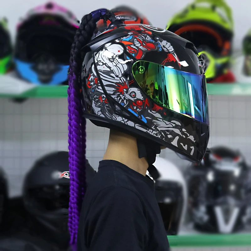 NO21 Мотоциклетный шлем полное лицо Casco Moto Мотокросс Шлемы внедорожные точка руля Профессиональный Гоночный Байкер езда мото мотоцикл - Цвет: NO21
