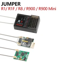 Jumper r1/r1f/r8/r900 mini receptor 16ch sbus para t18 pro plus d16 d8 modo rádio remoto r8 apenas para pix px4 apm controle de vôo