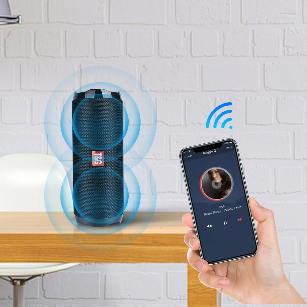 Водонепроницаемая Bluetooth Колонка TG TWS автомобильная Беспроводная Портативная