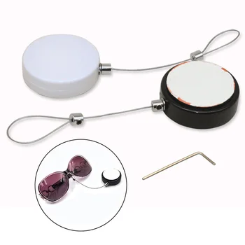 

Small Round Ring Anti-theft Cable Box, Retractable Wire Rope, Anti-theft Chain, Punch, Free Door Lock new