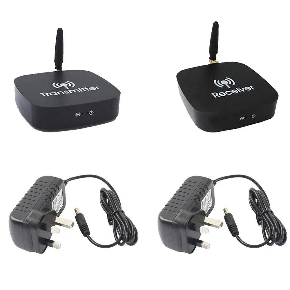 UK plug Аудио Видео 5 ГГц беспроводной 1080P HDMI удлинитель 10 м wifi передатчик и приемник для Blu-Ray плеер DVD плеер ПК ноутбук HDTV - Цвет: UK plug
