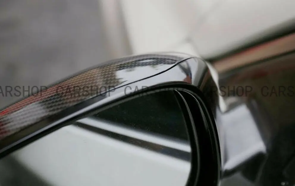 Подходит для INFINITI Q50 Q50S Q60 QX30 Высокое качество Настоящее углеродное волокно автомобиля боковое зеркало крышка заменить