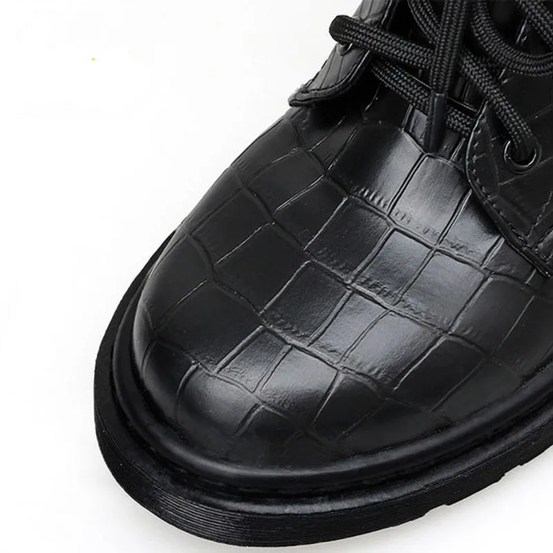 LTARTA Women Platfrom Boot Style Handsome Black Short Boots Women's Boots Boots Shoes Woman Boots JXQ-19308-6