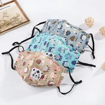 

Children's Cotton Anime Mask with Breathing Valve Pm2.5 Anti-haze Activated Carbon Protective Mask for Boys Girls Accessories