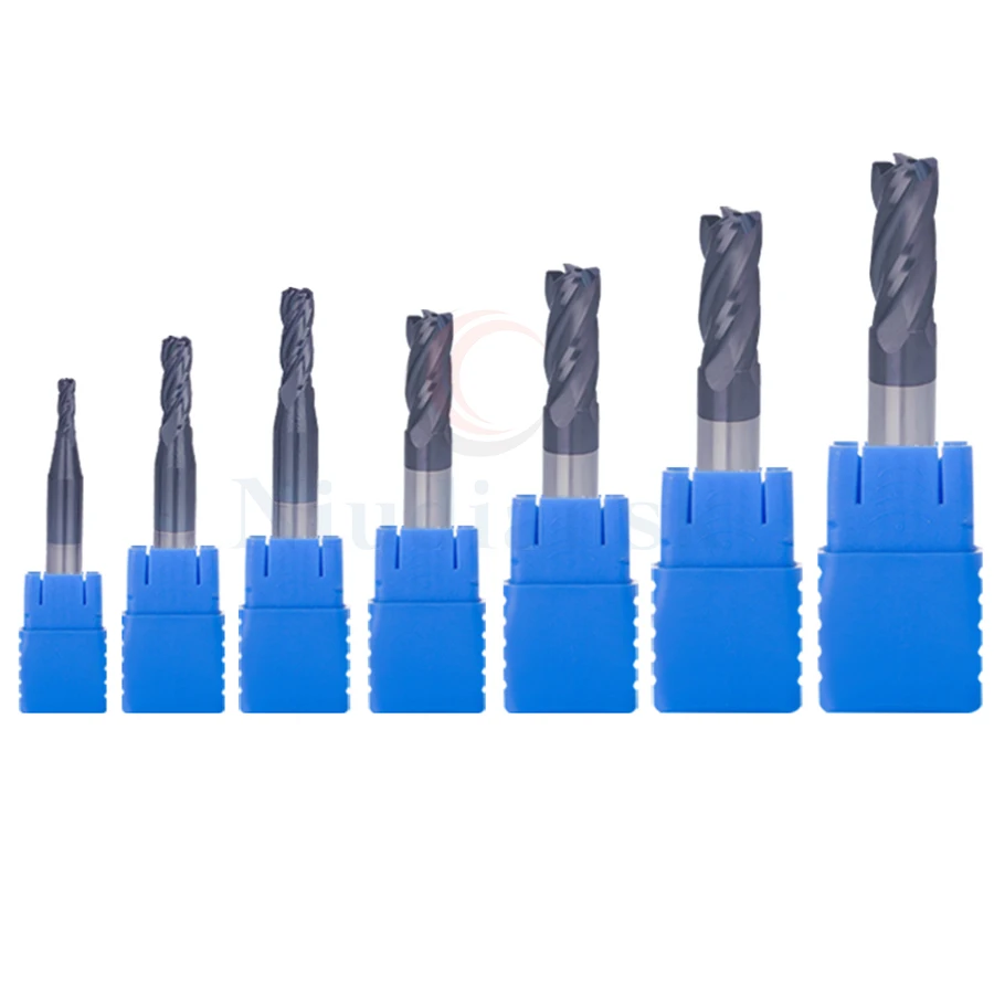 HRC454bladeCarbideTungstenSteelMillingCutterCornerRoundingEndMillCNClathetool