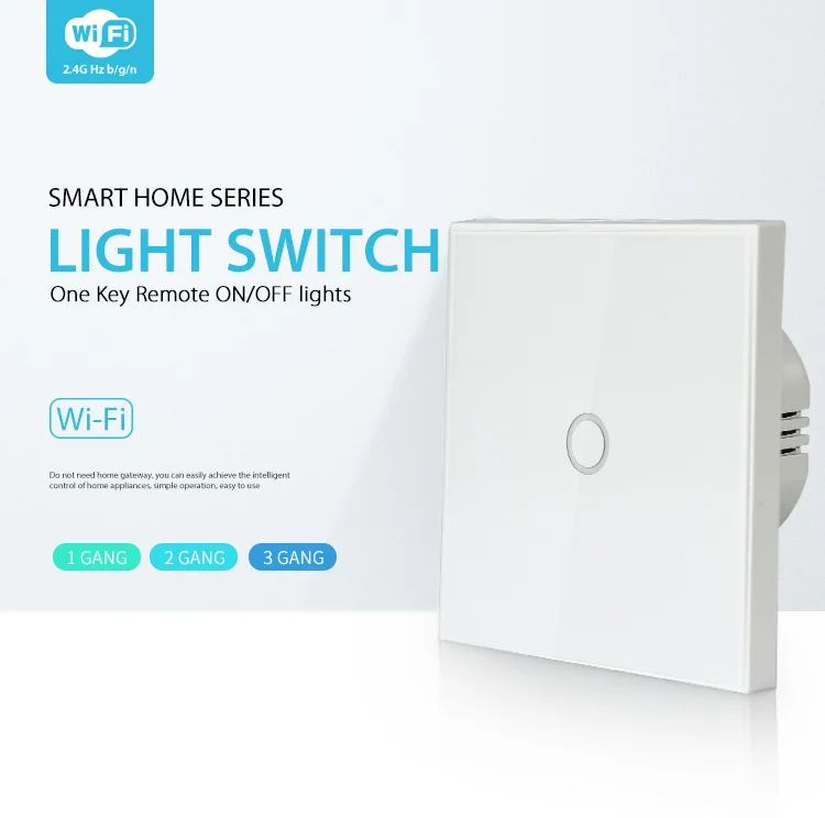 Настенный выключатель Z wave plus 1CH EU беспроводной умный с дистанционным управлением